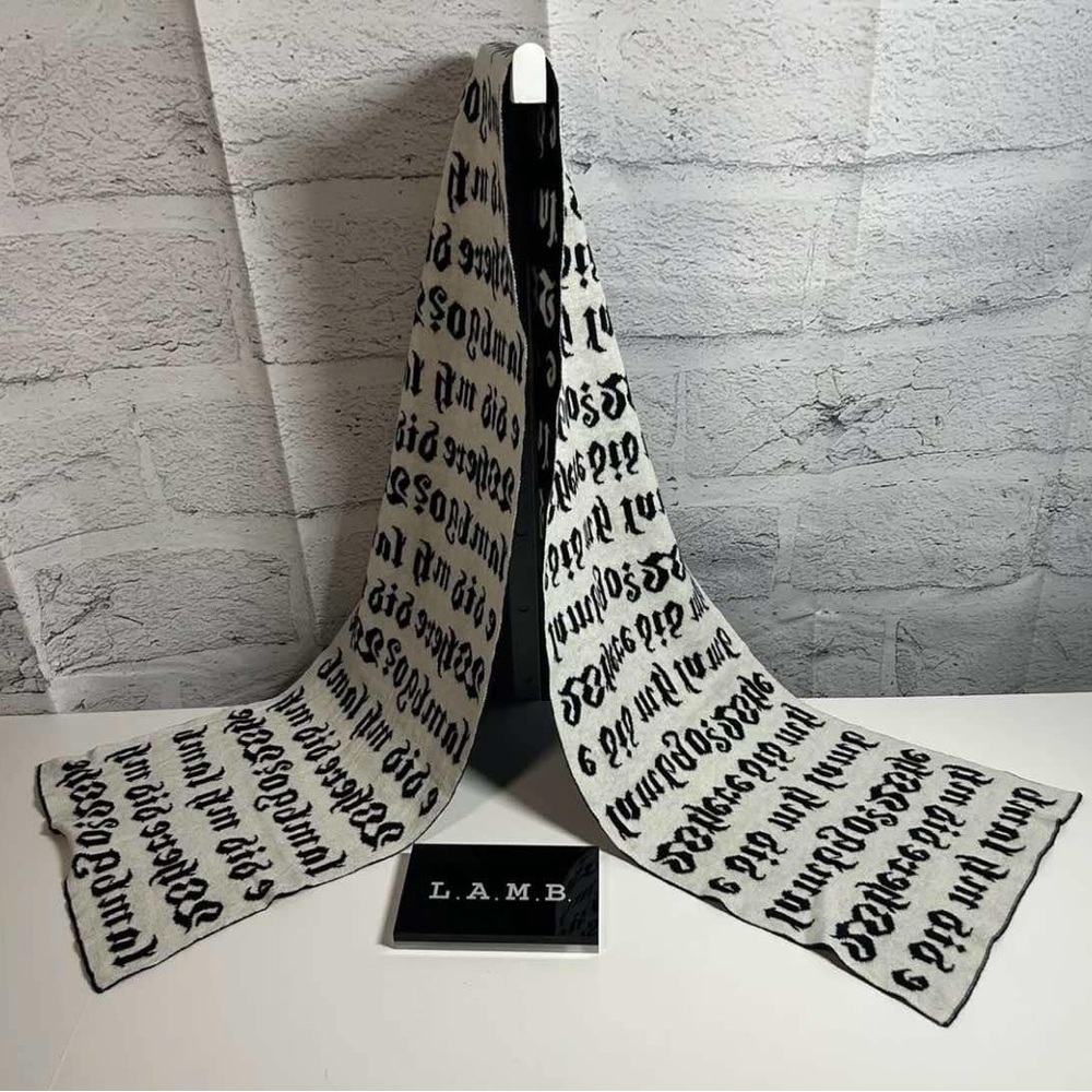 L.A.M.B. Scarf cashmere Gwen Stefani - Picture 5 of 6